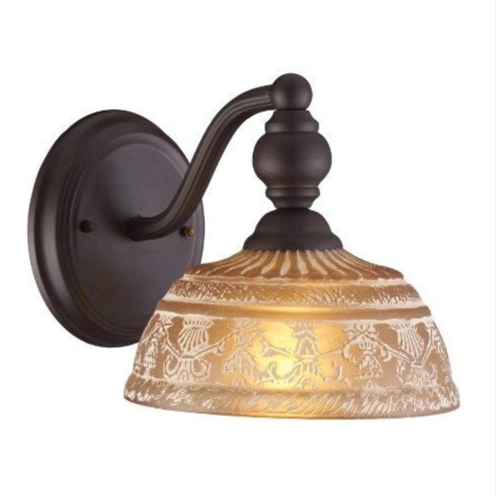 Elk Norwich 8in Bronze Oil Rubbed Sconce